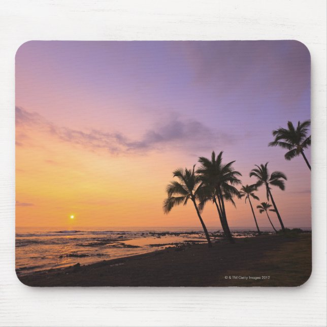 Sunset on Kahaluu Bay in Kona,Hawaii 2 Mouse Pad (Front)