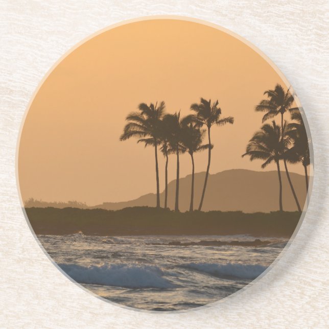 Sunset on Kauai Coaster (Front)