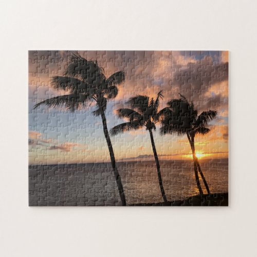 Sunset on Kauai Hawaii Jigsaw Puzzle