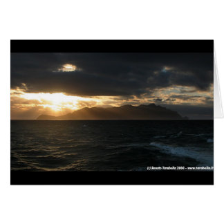 Sunset on Marettimo Cards