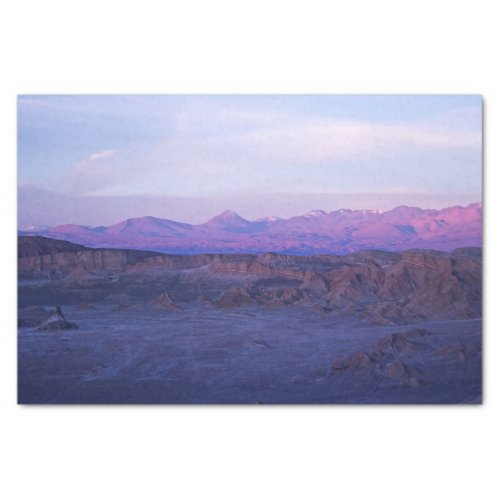 Sunset on Moon Valley _ Chile Postcard Tissue Paper