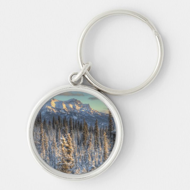Sunset on Mount Fellows Keychain (Front)