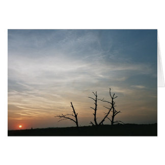 Sunset on mount St. Pieter Cards