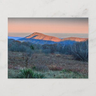 Sunset on Old Rag, Virginia Postcard