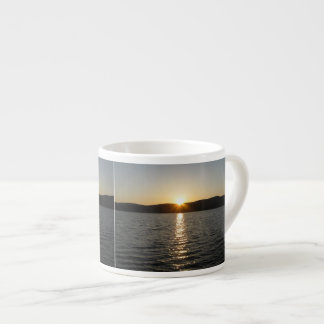 Sunset on Onota Lake: Horizontal Espresso Cup