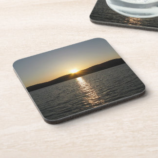 Sunset on Onota Lake: Vertical Beverage Coaster