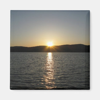 Sunset on Onota Lake: Vertical Magnet