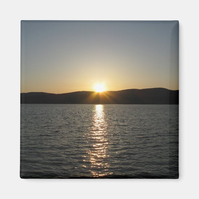 Sunset on Onota Lake: Vertical Magnet (Front)