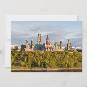Sunset on Parliament Hill - Ottawa Invitation