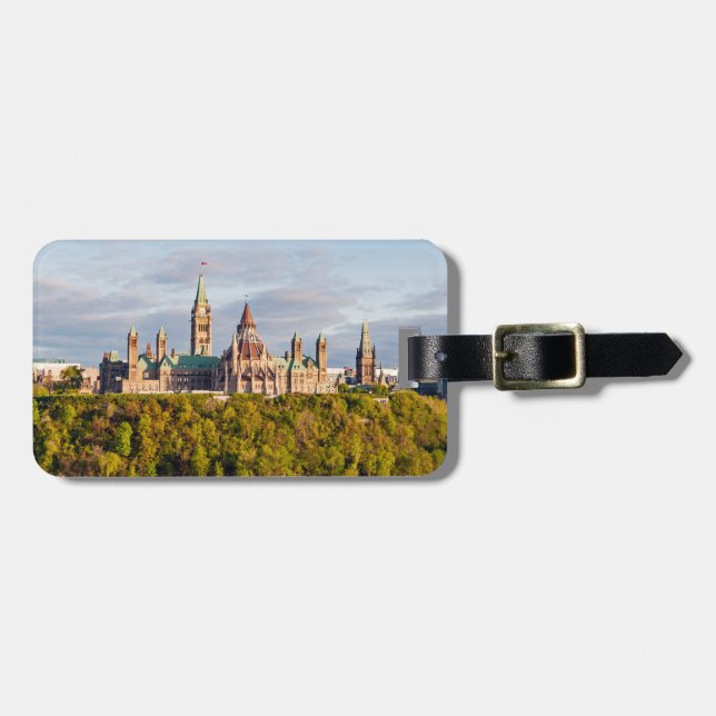 Sunset on Parliament Hill - Ottawa Luggage Tag (Front Horizontal)