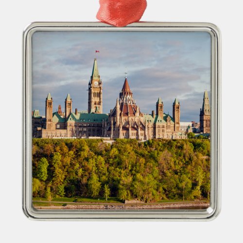 Sunset on Parliament Hill _ Ottawa Metal Ornament