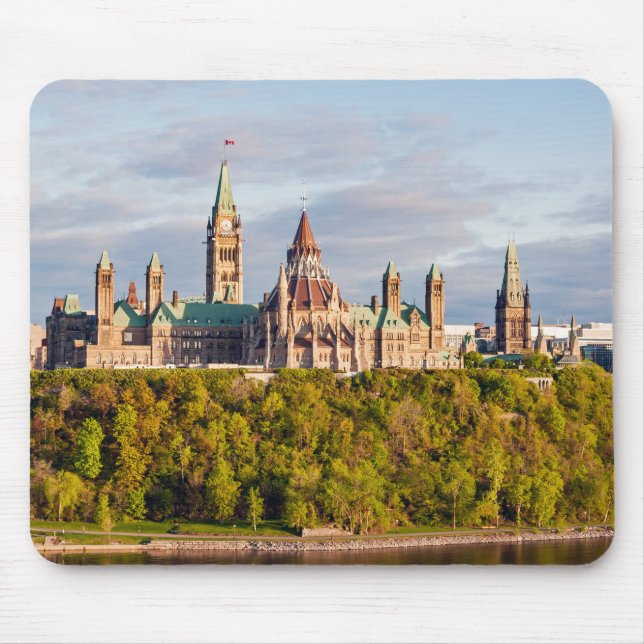 Sunset on Parliament Hill - Ottawa Mouse Pad (Front)