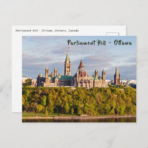 Sunset on Parliament Hill _ Ottawa Postcard