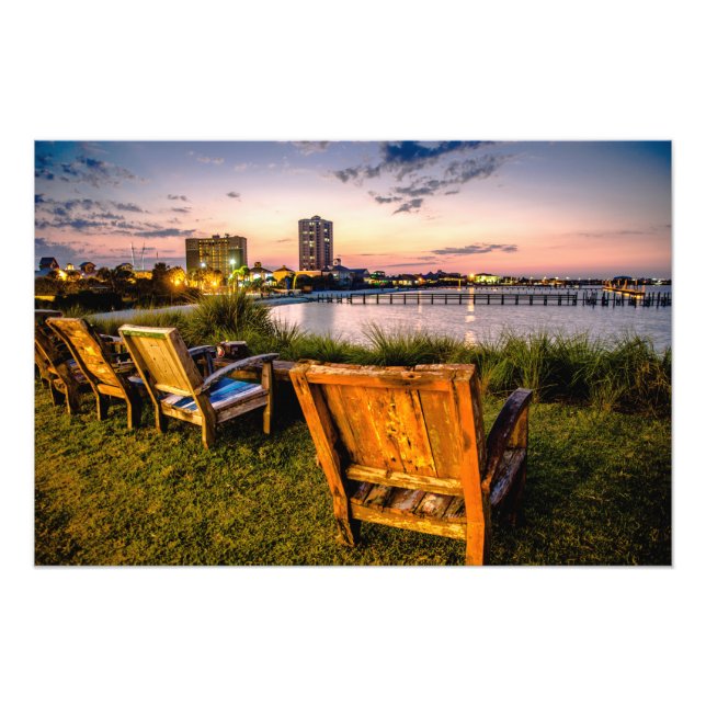Sunset on Pensacola Beach Photo  (Front)