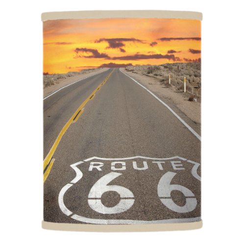 Sunset on Route 66 Lamp Shade