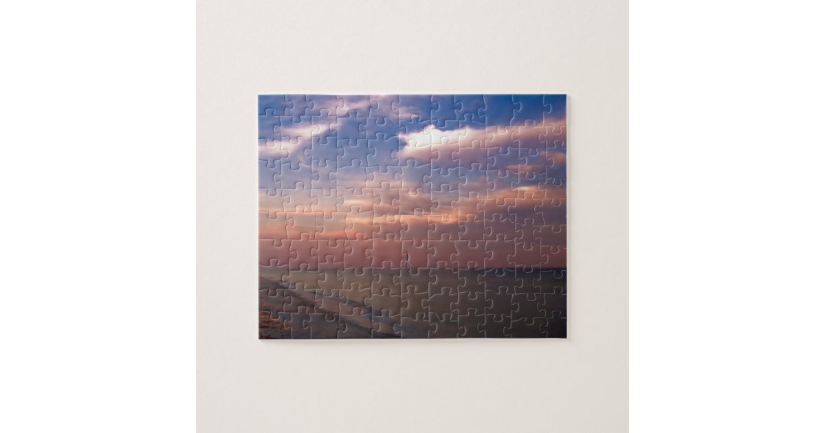 Sunset on Sanibel Island Jigsaw Puzzle Zazzle