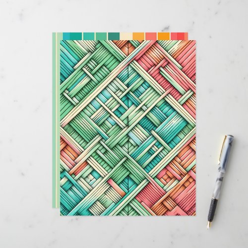 Sunset on Sea Patterned Scrapbook Paper