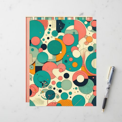 Sunset on Sea Patterned Scrapbook Paper