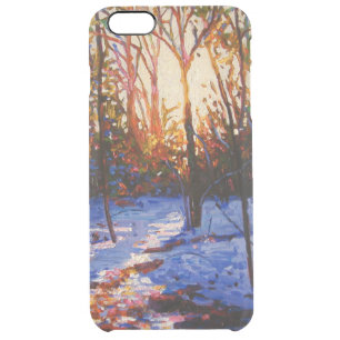 Sunset on snow 2010 clear iPhone 6 plus case