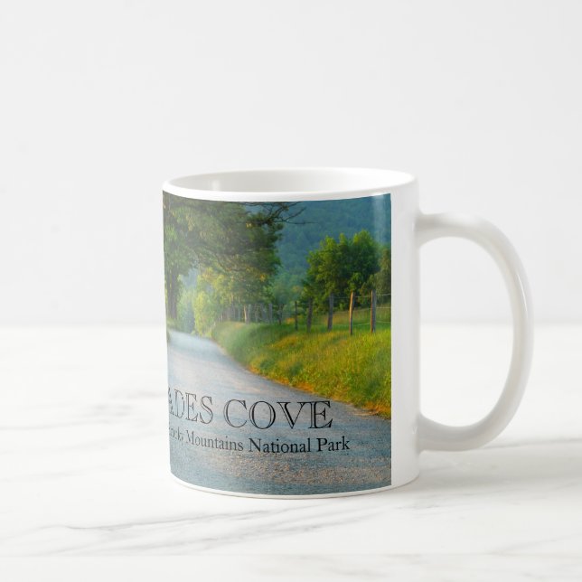 Sunset on Sparks Lane - Cades Cove mug (Right)