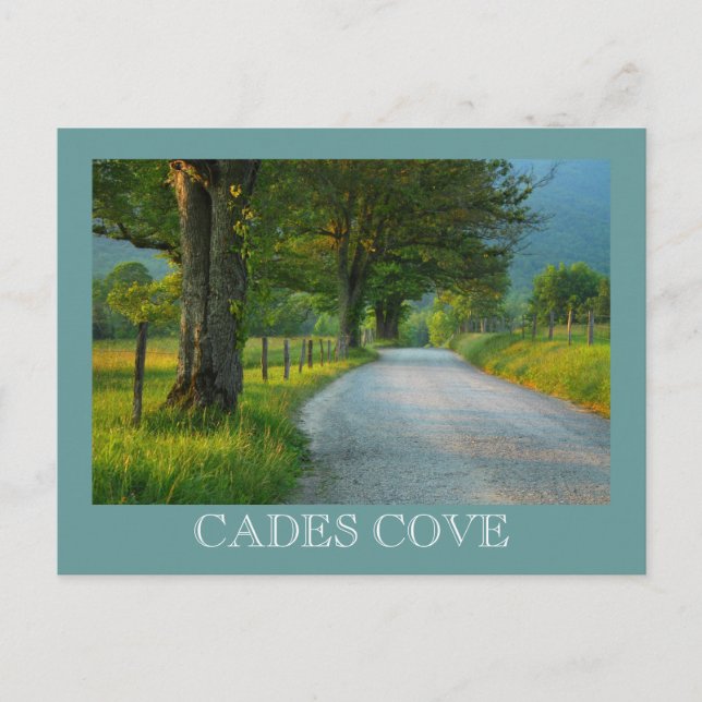 Sunset on Sparks Lane - Cades Cove postcard (Front)