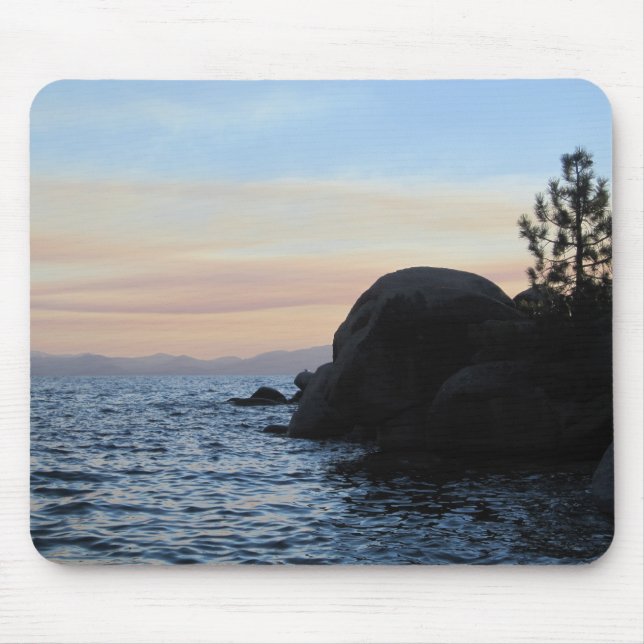 Sunset On Tahoe Mouse Pad (Front)