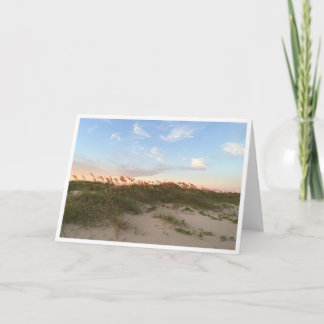 Sunset on the Beach Card