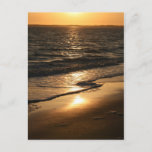 Sunset On The Beach Postcard at Zazzle