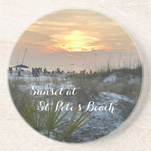 Sunset on the Beach St. Pete Florida Coaster