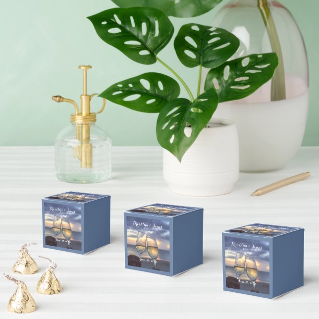 Sunset On The Beach Wedding Favor Boxes (Multiple)