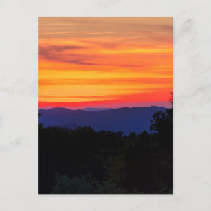 Sunset on the Blue Ridge Parkway Postcard