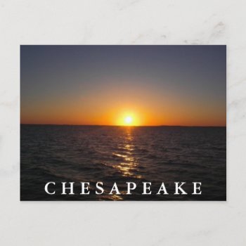 Sunset On The Chesapeake Postcard by NightSweatsDiva at Zazzle