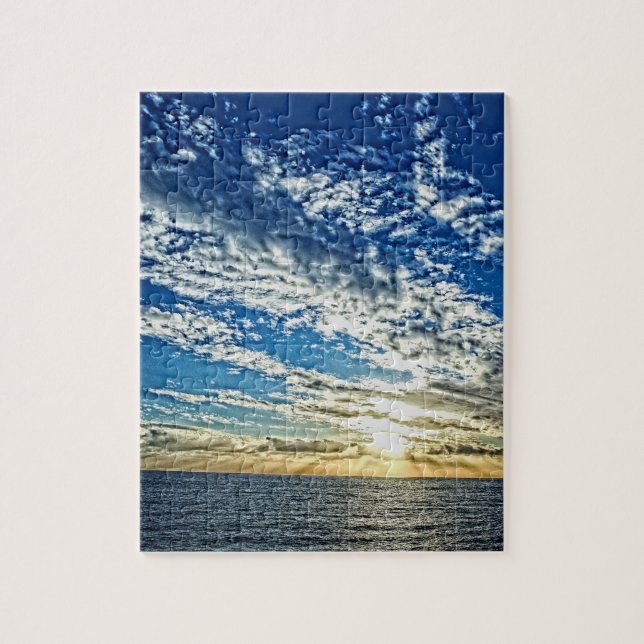 Sunset on the Cinque Terre Italy - 8x10 - 110 pc Jigsaw Puzzle (Vertical)
