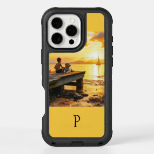 Sunset on the dock on the lake iPhone 16 pro max case