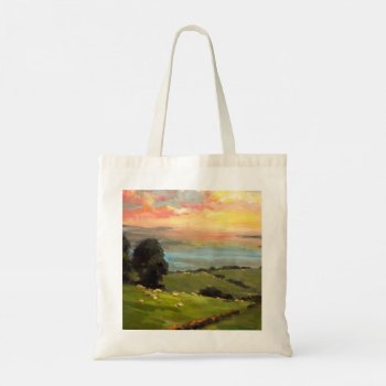 Sunset On The Farm Tote Bag by AuraEditions at Zazzle