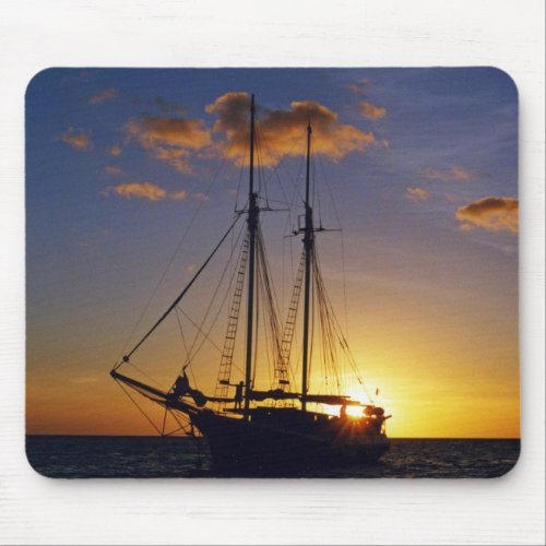 Sunset on the Great Barrier Reef Mouse Pad