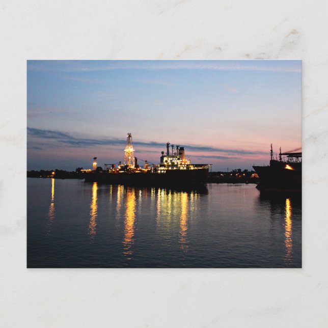 Sunset on the Gulf of Mexico Postcard (Front)