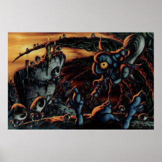 Sunset on the Hill Poster