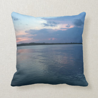 Sunset on the Intercoastal Throw Pillow 16" x 16"