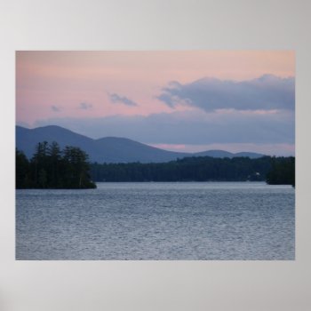 Sunset On The Lake 2 Poster by tmurray13 at Zazzle