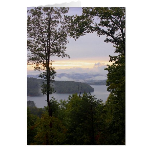 Sunset on the Lake Cards (Front)
