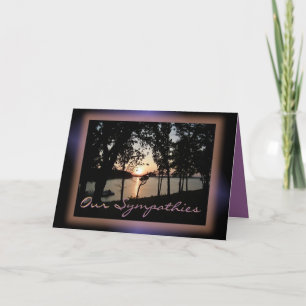 Sunset on the Lake-customize any occasion Card