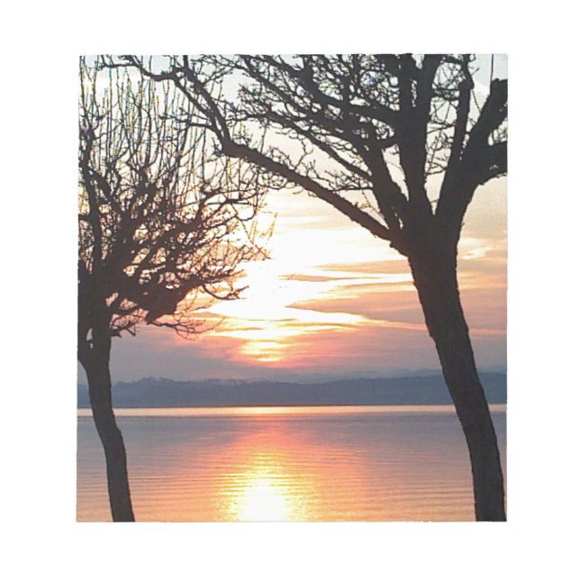 Sunset on the Lake Notepad (Front)