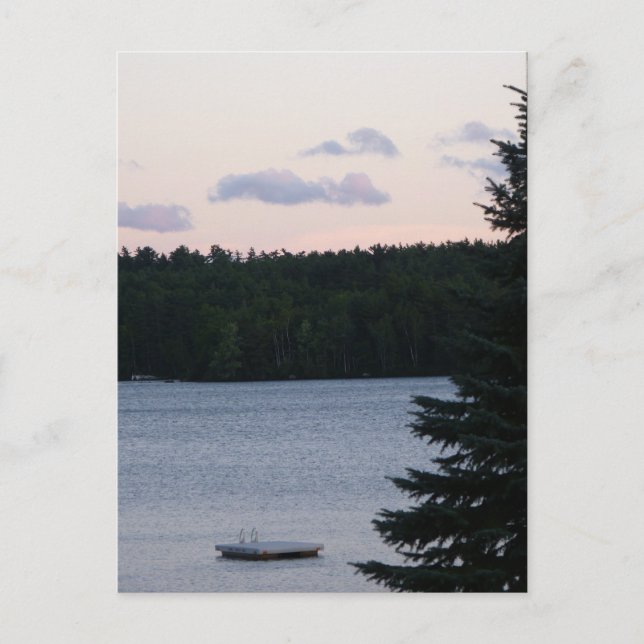 Sunset on the Lake Postcard (Front)