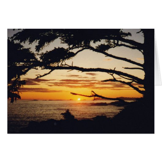 Sunset on the Pacific Cards (Front Horizontal)