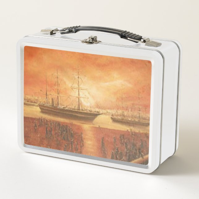 Sunset on the Past Lunch Box (Front)