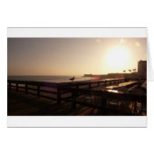 Sunset on the pier (Front Horizontal)