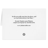 Sunset on the River Thames, Kingston-upon-Thames (Back Horizontal)