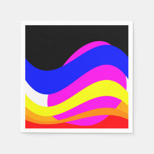 Sunset on the sea napkins