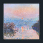 Sunset on the Seine Claude Monet<br><div class="desc">Sunset on the Seine. Claude Monet. 1874. Reproduction of famous works of art  images in the public domain.</div>